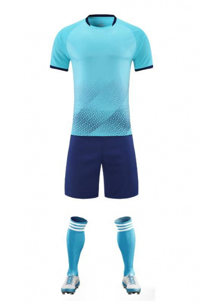 Футбольная форма детская Aeds С5027 Light blue/navy 130